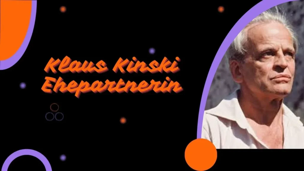 Klaus Kinski Ehepartnerin