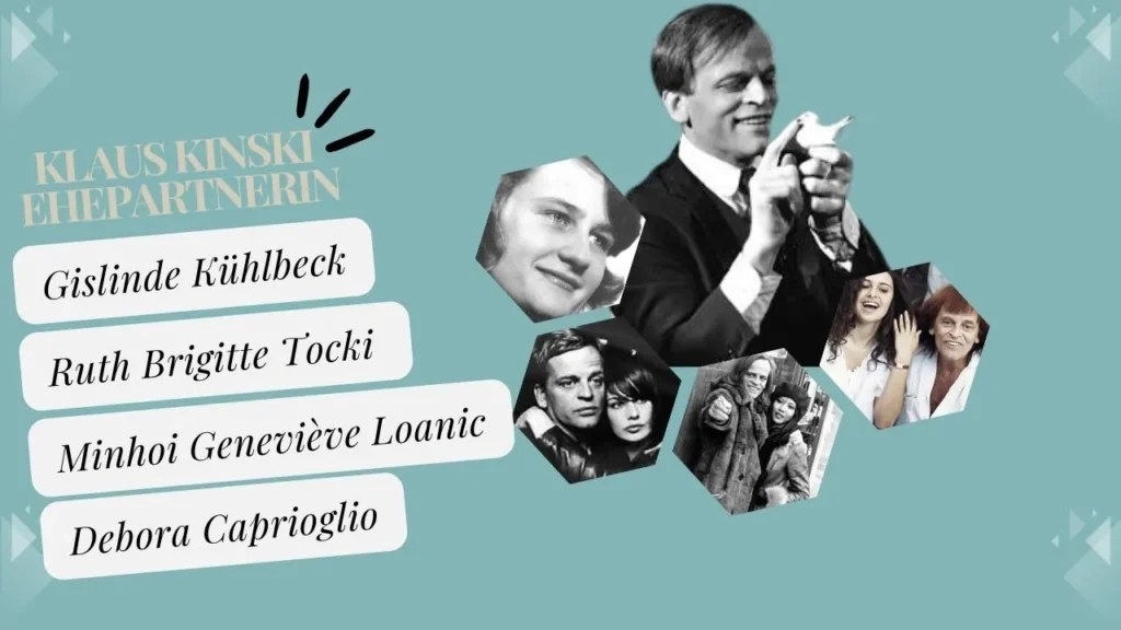 Klaus Kinski Ehepartnerin